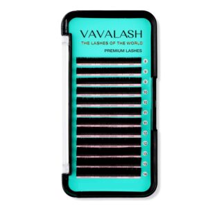 Eyelash Extensions 0.03 DD Curl 8mm Lash Extensions Supplies Individual Lashes Premium Silk Volume & Classic Lash Soft Matte Dark Professional Eyelashes Extension (0.03-DD-8mm)