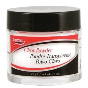 super nail French Acrylic Clear Powder> 0.75 Ounce