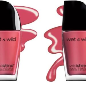 wet n wild Wild Shine Nail Polish, Pink Lavender Crème, Nail Color (Pack of 2)