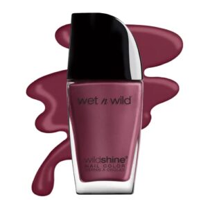 wet n wild Shine Nail Color, Grape Minds Think Alike, 0.41 Fluid Ounce