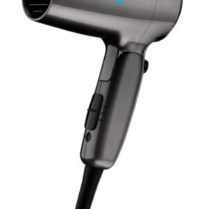 Conair Travel Hair Dryer with Dual Voltage, 1875W Compact Hair Dryer with Folding Handle, Travel Blow Dryer
