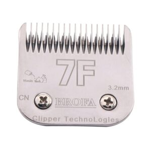 Brofa Size 7F Clipper Blade Compatible with Oster A5 Clippers & More