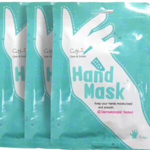 Cettua Clean & Simple Hand Moisturizing and Hydrating Mask with Shea Butter and Jojoba Oil | Dermatologist Tested 3 Pack