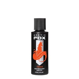 ARCTIC FOX Vegan and Cruelty-Free Semi-Permanent Hair Color Dye (4 Fl Oz, PORANGE)