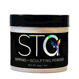 STG Acrylic Systems’ Professional Acrylic Nail Powder> No Marbling Formula> 9-Free> HEMA-Free> 2 oz Pink