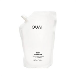 OUAI Body Cleanser Refill, Dean Street – Foaming Body Wash with Jojoba Oil and Rosehip Oil to Hydrate, Nurture, Balance, Soften Skin – Paraben, Phthalate and Sulfate Free Skin Care Products (32 Fl Oz)