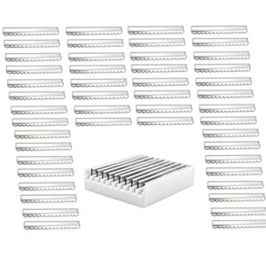 50 Pcs Replacement Hairdressing Hair Shaping, Cutting, Styling Razor Blades