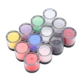 Acrylic Powder> Crystal Nail Art Tips Decoration Builder> Acrylic Manicure Tool> 3D Acrylic Nail Extension Nail Carving (12 colors)