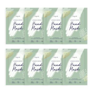 SpaLife Intensive Repair Ultra-Moisturizing Hand Masks with Cica> Argan Oil> and Shea Butter to Soothe dry> and Cracked Hands (8 PACK)