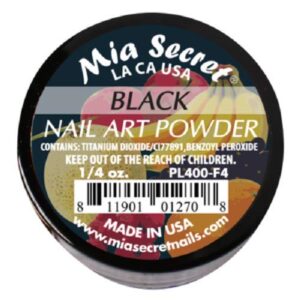 Mia Secret ACRYLIC POWDER – Fruity COLLECTION 1/4oz SINGLE JAR BLACK