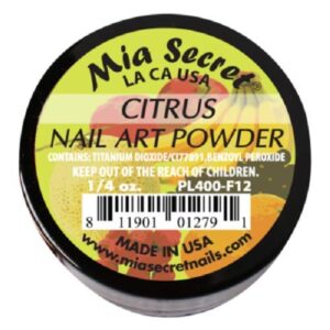 Mia Secret ACRYLIC POWDER – Fruity COLLECTION 1/4oz SINGLE JAR PICK YOUR COLOR (CITRUS)
