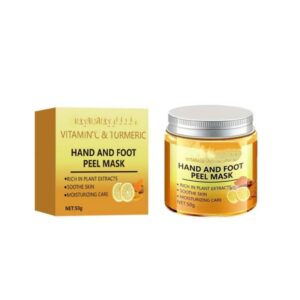 LYSSJBH 3pcs Vitamin c and turmeric hand wax mask for hands and feet> smoothing skin> gently cleansing hand mask> illuminating hand skin