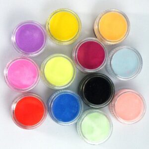 12 Colors Nail Art Design Decoration Tips Acrylic 3D UV Gel Powder Dust