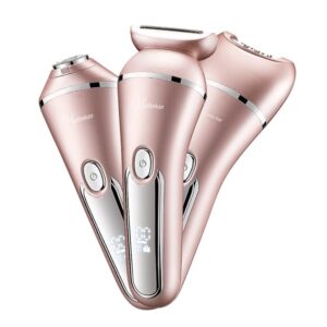 Women’s Multi-Function Electric Shaver Household Three-Head Replacement Hair Remover Full Body Washing Whole Body Hair Scraper