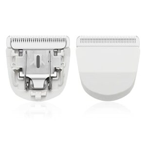 2 Pack Peanut Clipper Replacement Blade, Snap-On Replacement Blade Compatible with Wahl Peanut Hair Clipper #2068-300, White