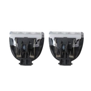 Upgraded Replacement Blades for Meridian Trimmer, Hygienic Ceramic Replacement Blades for Meridian Body Trimmer,Black, 2Pack