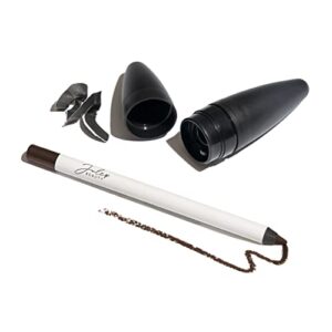 Julep Makeup Pencil Sharpener (Torpedo) + When Pencil Met Gel Sharpenable Multi-Use Longwear Eyeliner Pencil, Rich Brown