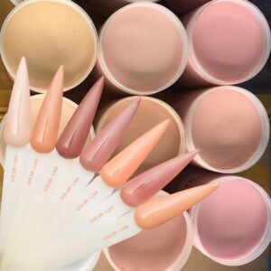 100G Nude Acrylic Powder Light Color Carving Crystal Powder>Extension/Carving/Dipping Dust Acrylic Nail Faster Drying Nail Dust
