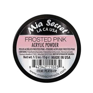 Mia Secret Frosted Pink Acrylic Powder 0.5 Ounce