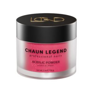 Chaun Legend Acrylic Powder> 2oz Long Lasting Salon Quality> Bubble Free> Self Leveling Professional Manicures> Fake Nails> Carving & Extensions>