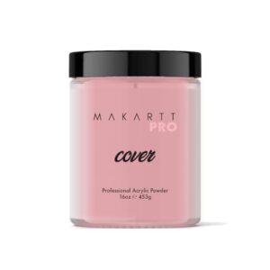 MakarttPro Acrylic Nail Cover Powder – 1lb/16oz> Perfect for Professional Nail Technicians> Cool & Warm Tone Colors – Rose Petal