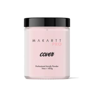 MakarttPro Acrylic Powder – 1lb/16oz Acrylic Nail Cover Powder for Nail Extenstion> Perfect Acrylic Powder for Professional Private Nail Technicians> Cool and Warm Tone Colors – Soft Pink