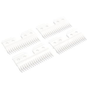 Professional 18 Teeth Replacement Cutter Blade for Fast Feed, Ceramic Moving Blade for Pets/Human, Fits Andis AG/A5 Hair Clippers (4 Packs)