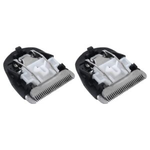 2024 Upgrade 2-Pack Black Clipper Replacement Blade, Snap-On Replacement Trimmer Blade for Wahl Peanut Hair Clipper #2068-300