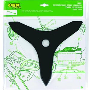Elite Pro 1200195 12615 Steel 3 Teeth Replacement Blade for Brushcutter