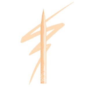 NYX PROFESSIONAL MAKEUP Epic Ink Liner, Waterproof Liquid Eyeliner with Vegan Formula – Marshmallow (Cream Matte)