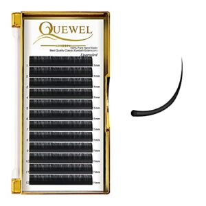 Classic Eyelash Extensions 0.15 C 11mm Lashes Extensions Supplies C/D Curl Single Length 9-20mm Mixed Length 9-16mm/15-20mm by QUEWEL (0.15 C 11)