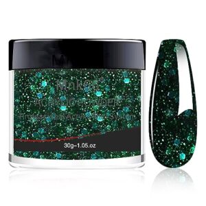 Mnk66 Acrylic Powder Professional Christmas Glitter Acrylic Nail Powder for Nail Extension> French Nail Art 3D Flowers> Nail Carving> Beginner (YSJF017-30g)