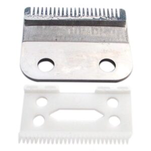 2024 Upgraded Professional Adjustable Replacement Blades Set #1006-30-15-10 for Icon #8490-900 Pro Basic Hair Clippers Silver