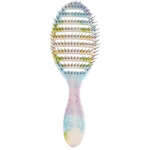 Wet Brush Speed Dry Hair Brush – Splatter (Color Wash) – Vented Design and Ultra Soft HeatFlex Bristles Are Blow Dry Safe With Ergonomic Handle Manages Tangle and Uncontrollable Hair – Pain-Free