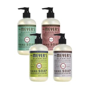 MRS. MEYER’S CLEAN DAY Hand Soap Bundle Variation (Basil + Lavender + Rosemary + Lemon Verbena)
