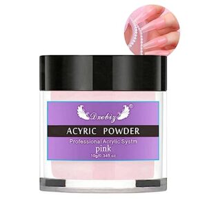 Rosarden Pink Acrylic Powder – Acrylic Powder for Nails – Acrylic False Nail Powders – Long Lasting Acrylic Powder Polymer for Acrylic Nail Extensions – Professional Acrylic Powder – 0.34 oz