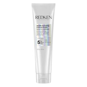 Redken Bonding Leave In Conditioner for Damaged Hair | Acidic Bonding Concentrate | Sulfate Free Leave In Treatment | Strengthens Weak Hair | Hair Repair | Safe for Color-Treated Hair & All Hair Types