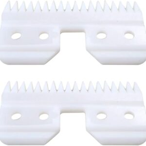 2025 MIFADLE Ceramic Blades for Oster Fast Feed Clipper Oster A5 Fast Feed Ceramic Blades Fast Feed Replacement Blade A5 Replacement Blade (2PCS)