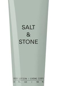 Salt & Stone Body Lotion for Women & Men | Hydrates, Nourishes & Softens Skin | Restores Dry Skin | Fast-Absorbing | Cruelty-Free & Vegan (100 ml) (Bergamot & Hinoki)