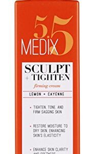 Medix 5.5 Firming Cream with Vitamin E, Jojoba Oil, Green Tea. Sculpt + Tighten Cream for sagging skin. (9 Fl Oz)