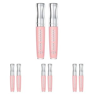 Rimmel Stay Glossy 6HR Lip Gloss, Sundae Best, 0.18 Fl Oz (Pack of 8)