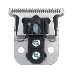 2025 New Professional Replacement Blades #32105 for Pro Li Trimmer D7#32655 D8#32400, Carbon Steel Fixed Blade with Ceramic Moving Blade, for Andis SlimLine Pro Li Hair Trimmer (Silver)