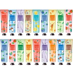 18 Pack Hand Cream for Dry Cracked Hands, Stocking Stuffers for Women,Deeply Moisturizing Hand Lotion with Shea Butter Vitamin E,Mini Hand Lotion Travel Size, Christmas Gifts for Women,Grandma Gifts