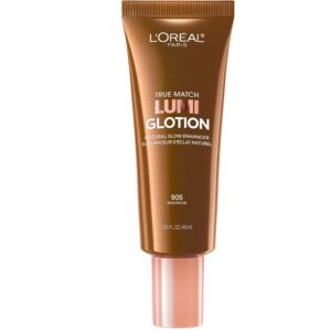 L’Oreal Paris Makeup True Match Lumi Glotion, Natural Glow Enhancer, Illuminator Highlighter, Bronzing Drops For a Sun-Kissed Glow, 905 Rich