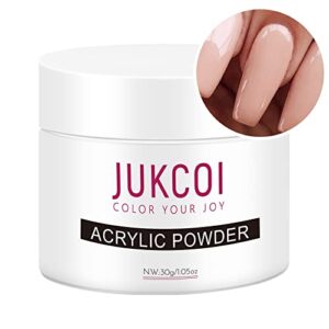 Jukcoi Acrylic Powder> Pink> White> Clear> Milky White> Red> Black> Nude 7 colors Monomer Acrylic Powder Nail Powder Professional Polymer for Acrylic Nails Extension> French 3D Manicure Long-Lasting No Need Nail Lamp (1.05oz (30g)> Nude)