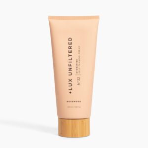 + Lux Unfiltered N°32 Gradual Self Tanner, Hydrating Self Tanning Lotion with Shea Butter & Squalane – Non-Sticky, No Transfer, Natural-Looking Tan – Vegan & Cruelty-Free Sunless Tanner – Rosewood
