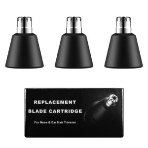 Wusuker Nose Hair Trimmer Replacement Blades for Manscaped The Weed Whacker 1.0 & 2.0 – 3 Pack