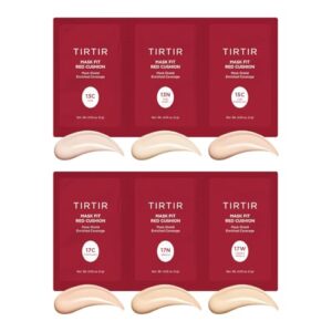TIRTIR Mask Fit Red Cushion Foundation *Trial Kit* #Light | Japan’s No.1 Choice for Glass skin, Long-Lasting, Lightweight, Buildable Coverage, Semi-Matte