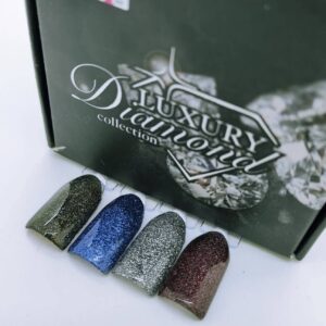 Fantasy Nails Luxury Diamond Acrylic Polymer collection 4 jars 7grms each (Shimmer)