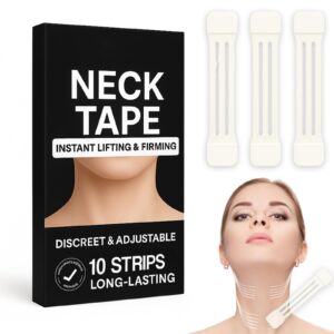 Wosudim Celestica Neck Tape> Celestica Instant Lift Neck Tape> Instant Necks and Face Lift Strap Patch Tightening Tapes (20Pcs – 1Set)